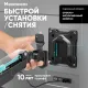 Кронштейн Onkron (держатель) для трех мон. 13-32, настольный, черный G280