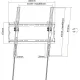 Кронштейн ТВ Digis DSM-3444T с наклоном, VESA 400x400, ультраплоский, 45 кг