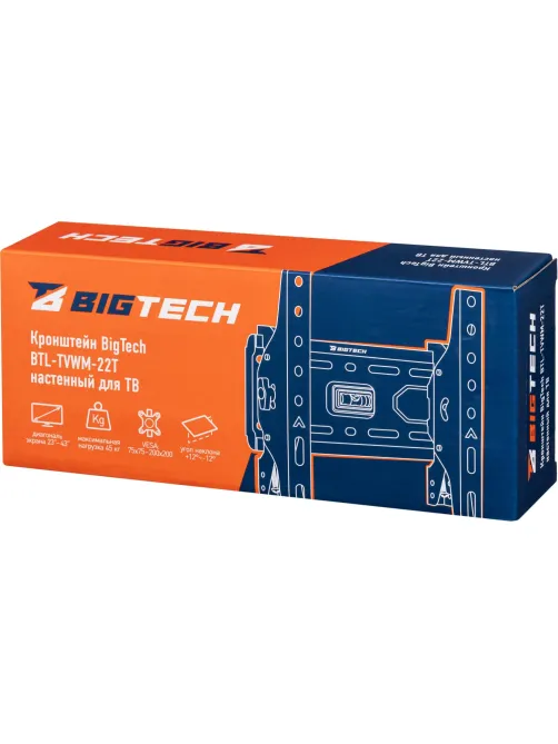 Кронштейн Bigtech BTL-TVWM-22Т TV 23-43 стальной настенный