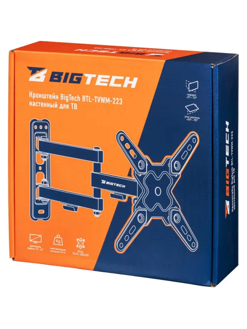 Кронштейн Bigtech BTL-TVWM-223 TV 13-43 стальной настенный