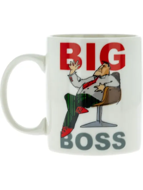 Кружка 350мл, NEW BONE CHINA,BIG BOSS,133-08077