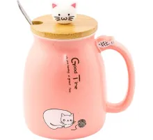 Кружка Котик с клубком №2  роз Эврика арт.99289