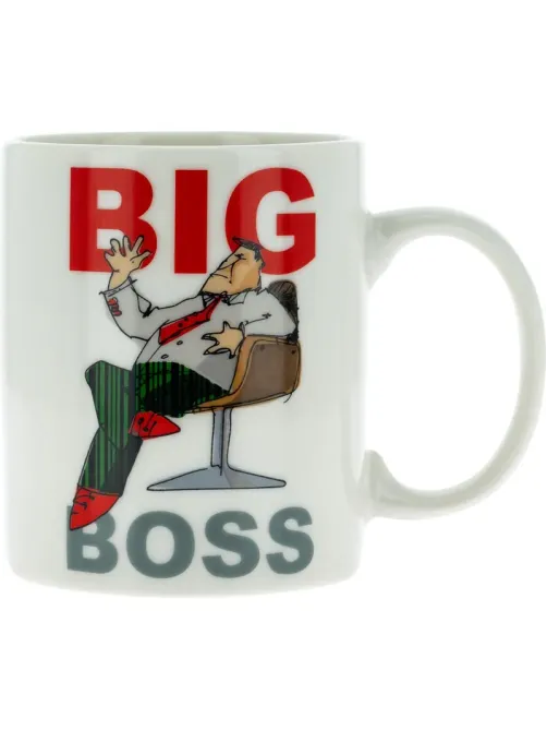 Кружка 350мл, NEW BONE CHINA,BIG BOSS,133-08077