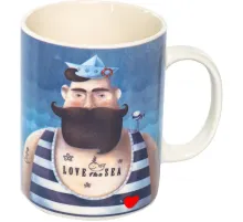 Кружка 510мл Love Sea, NEW BONE CHINA, подар.уп, 133-08065