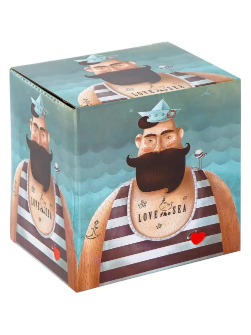 Кружка 510мл Love Sea, NEW BONE CHINA, подар.уп, 133-08065
