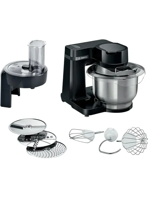 Кухонный комбайн Bosch MUMS2EB01, 700 Вт, 4 скорости,черный