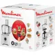 Кухонный комбайн Moulinex FP244110 белый, 700Вт, 2 скор