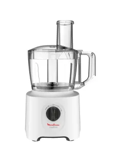 Кухонный комбайн Moulinex FP244110 белый, 700Вт, 2 скор