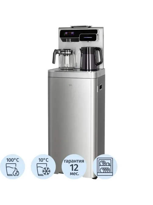 Кулер Ecotronic TB44-LE silver с чайным столиком Тиабар