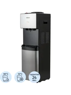 Кулер HotFrost V400 BS, напольный, холодильник, компрессорный, серебро