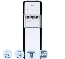 Кулер Ecotronic V33-LCE white-black со шкафчиком 