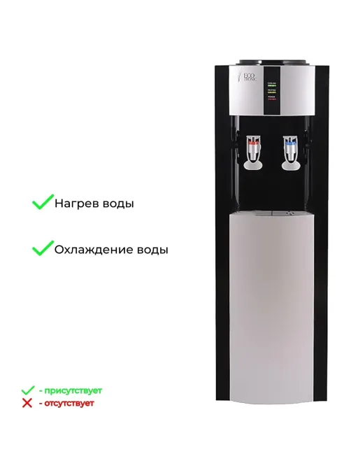 Кулер для воды Ecotronic H1-LE v.2 black электронной охлаждение