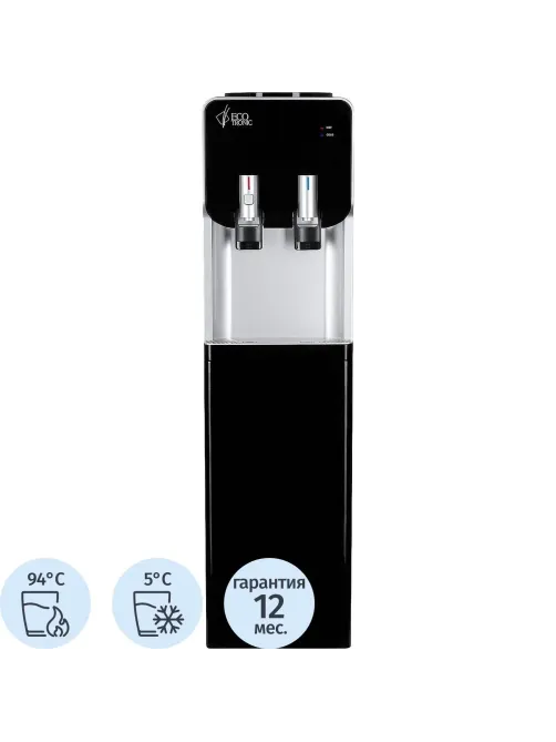 Кулер Ecotronic M40-LF black-silver, напольный