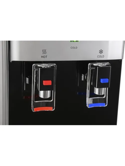 Кулер AEL LD-AEL-40c silver/black  для воды,шкафчик нагрев/электр охл