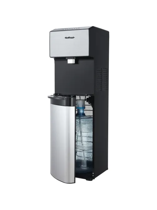 Кулер для воды HotFrost V450ASM, 650Вт, бак холод. 3.6л,горяч. 1л, (серебр)