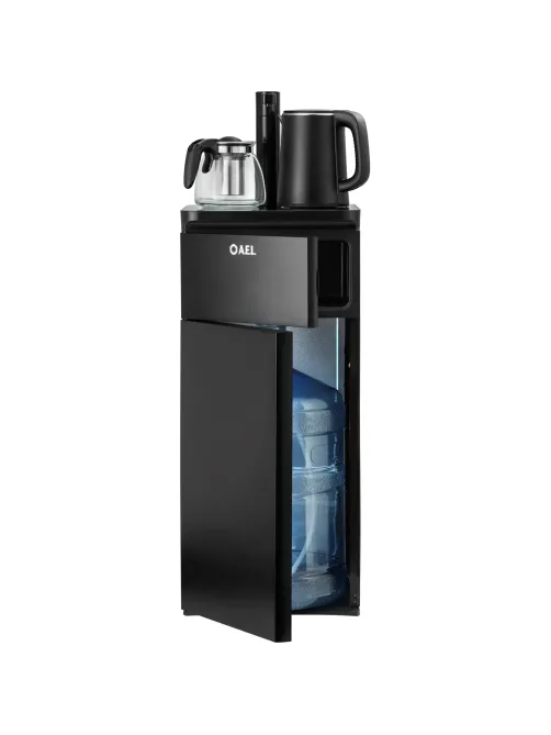 Кулер AEL LK-AEL-53a black, с чайным столиком Тиабар
