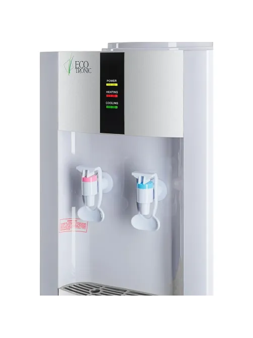 Кулер для воды напольный Ecotronic H1-LF White с холодильником