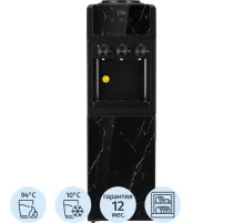 Кулер Ecotronic K25-LCE black Marble напольный
