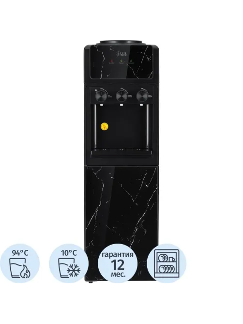 Кулер Ecotronic K25-LCE black Marble напольный