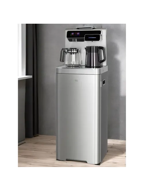 Кулер Ecotronic TB44-LE silver с чайным столиком Тиабар