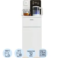 Кулер AEL TB83a-LD white,с чайным столиком Тиабар