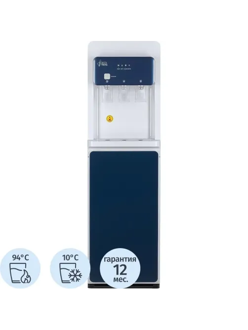 Кулер Ecotronic K43-LXE white-blue