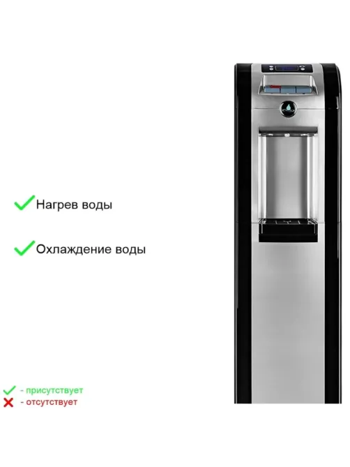 Кулер для воды с нижней загрузкой бутыли Ecotronic P8-LX Black 