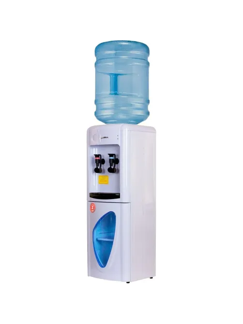 Кулер для воды Aqua Work 0.7LDR (бело-черный), эл.охл, нажим кружкой
