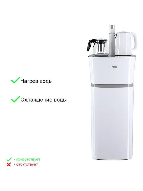 Кулер Ecotronic TB11-LE white напольный с чайным столиком