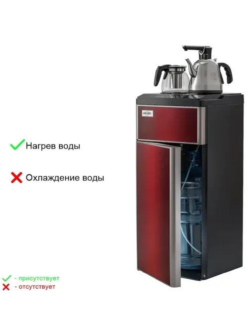 Кулер для воды VATTEN L50RFAT tea bar напольн, электрон, нижняя загрузка