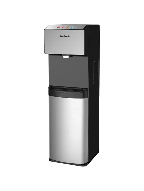 Кулер для воды HotFrost V450ASM, 650Вт, бак холод. 3.6л,горяч. 1л, (серебр)