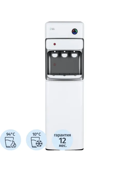 Кулер Ecotronic K30-LXE white-grey, напольный 