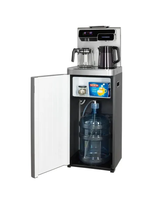 Кулер Ecotronic TB44-LE silver с чайным столиком Тиабар