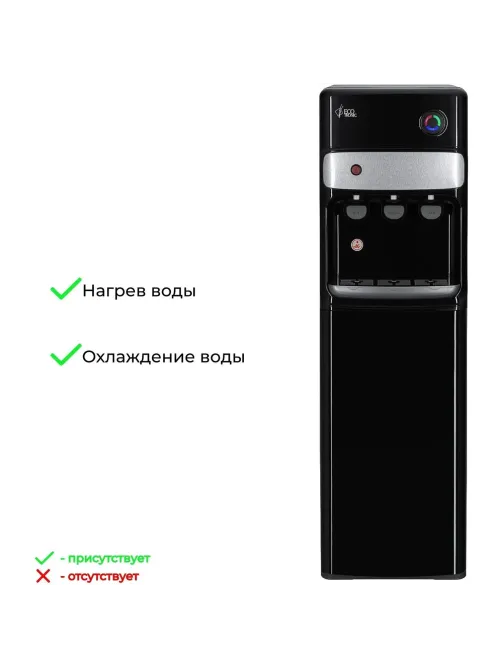 Кулер Ecotronic K30-LXE black-SS, напольный