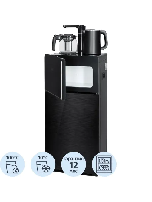 Кулер Ecotronic TB18-LE black с чайным столиком Тиабар