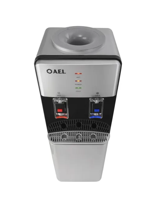 Кулер AEL LD-AEL-40c silver/black  для воды,шкафчик нагрев/электр охл