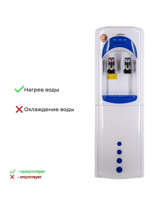 Кулер для воды Aqua Work 17LKR бело-синий