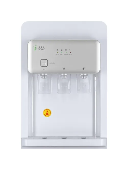 Кулер Ecotronic K43-LXE white-silver напольный