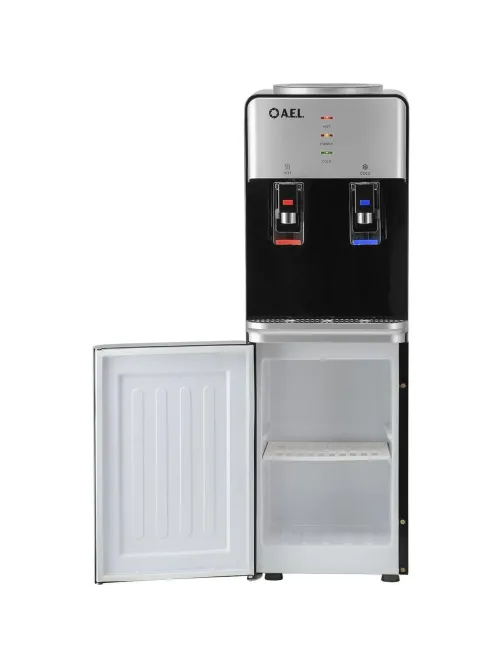 Кулер AEL LD-AEL-40c silver/black  для воды,шкафчик нагрев/электр охл