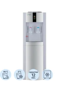 Кулер для воды напольный Ecotronic H1-LF White с холодильником