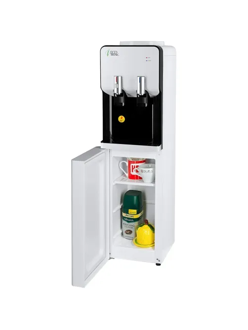 Кулер напольный ECOTRONIC M40-LCE white-black со шкафчиком