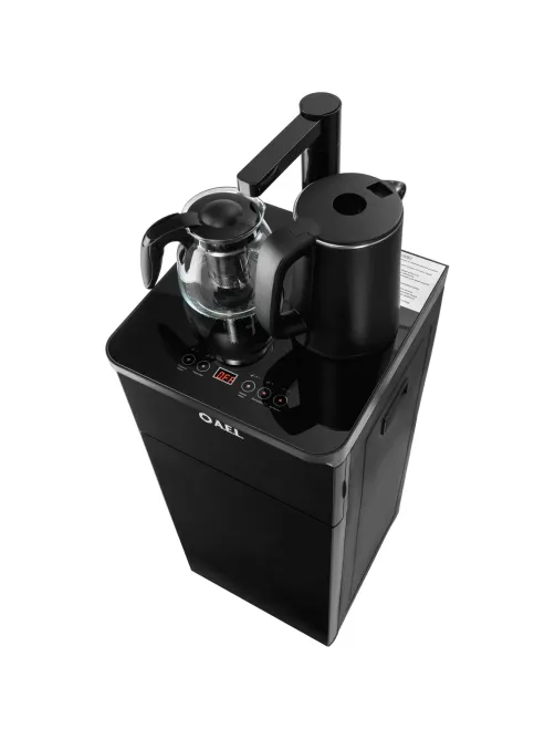 Кулер AEL LK-AEL-53a black, с чайным столиком Тиабар
