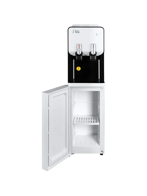 Кулер напольный ECOTRONIC M40-LCE white-black со шкафчиком