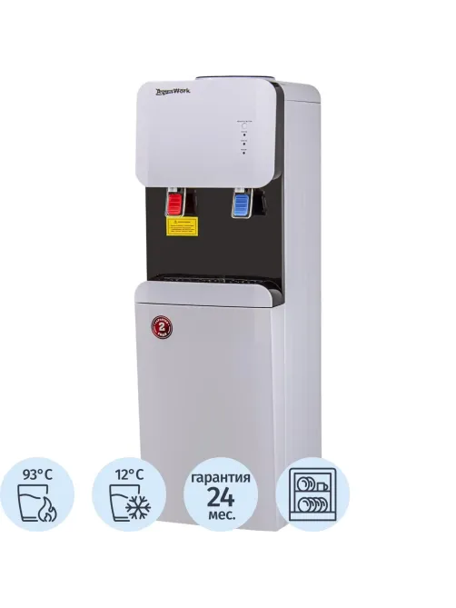 Кулер для воды Aqua Work 105 LDR, 700Вт, (белый)