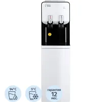 Кулер Ecotronic M40-LF white-black, напольный