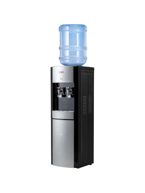 Кулер для воды AEL LD-AEL-28 black/silver напольный электронное охлажд