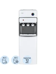 Кулер Ecotronic K30-LCE white-grey, напольный