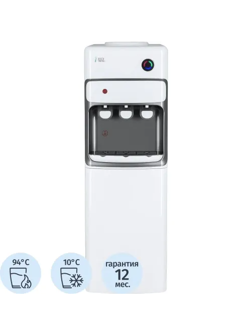 Кулер Ecotronic K30-LCE white-grey, напольный
