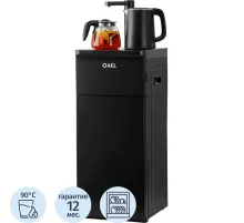 Кулер AEL LK-AEL-53a black, с чайным столиком Тиабар