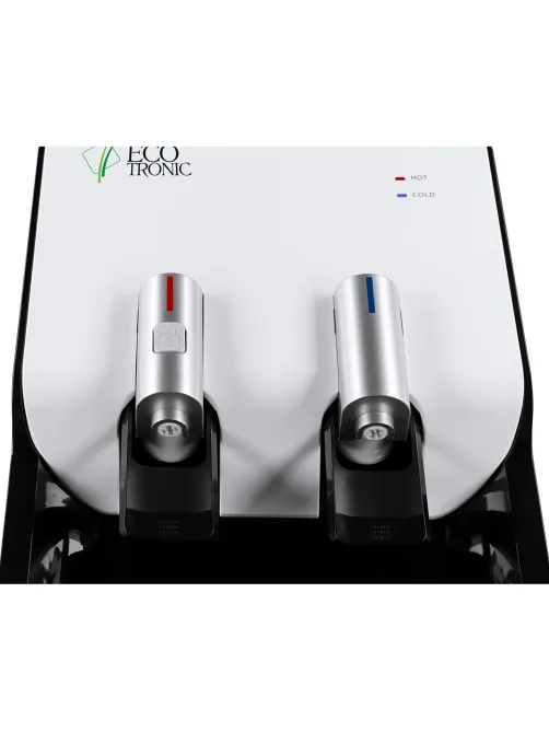 Кулер напольный ECOTRONIC M40-LCE white-black со шкафчиком